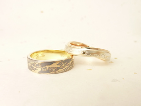 120422木目金の結婚指輪T-①.JPG