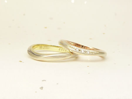 12062602木目金の結婚指輪②.jpgのサムネール画像