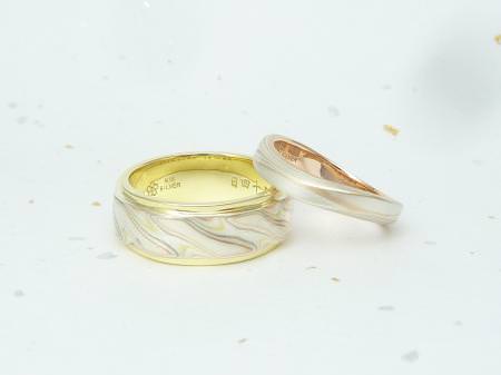 12090807木目金・グリ彫りの結婚指輪　Y 002.JPG