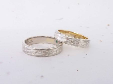 木目金の結婚指輪12101001　2.JPG