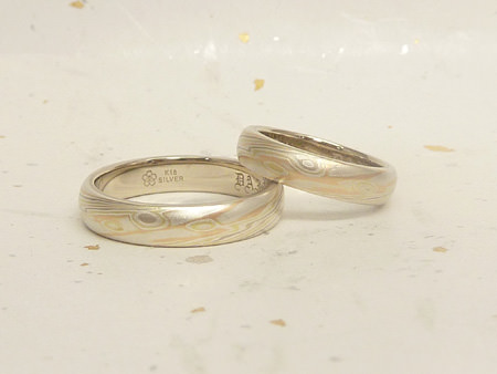 130615木目金の婚約指輪と結婚指輪N_001②.JPG