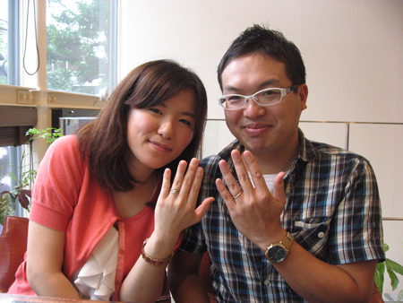 13061901木目金の婚約結婚指輪M001.JPG