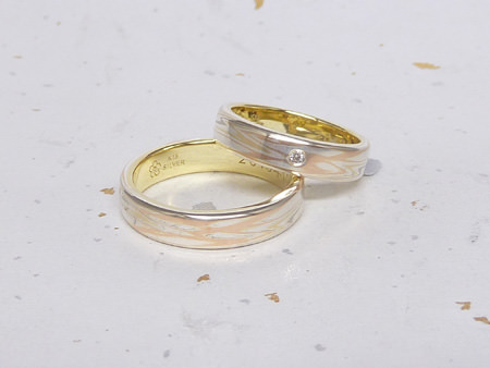13072089木目金の結婚指輪M002.JPG