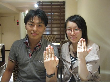 13082601木目金の結婚指輪Ｙ＿001.JPG