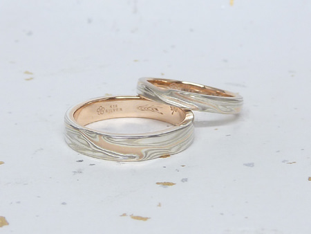 13102602木目金とグリ彫りの結婚指輪＿M002.JPG