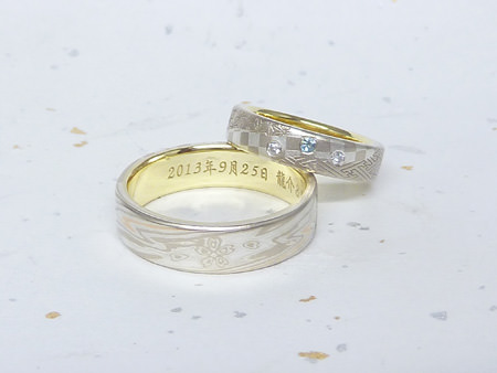 13102703木目金の結婚指輪＿Ｙ001.JPG
