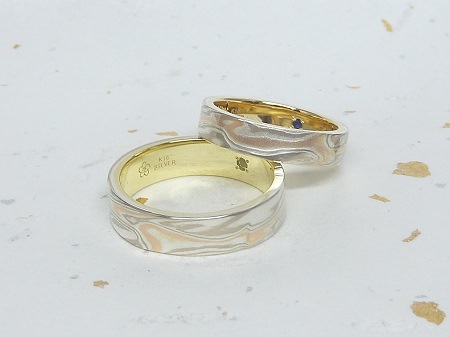14011964木目金の結婚指輪Y002.JPG