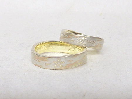 14071302木目金の結婚指輪K002.JPG