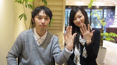 15033101木目金の婚約指輪単色の結婚指輪＿Z001.JPG