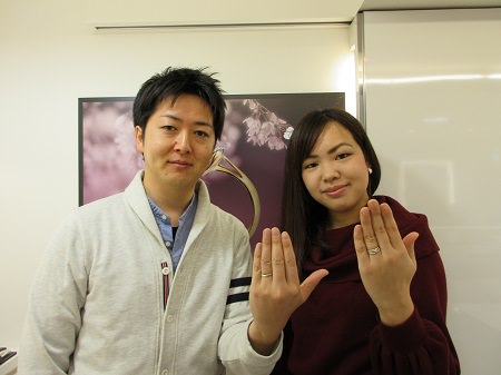 16122501木目金の婚約指輪と結婚指輪＿Q003.JPG