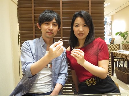 17073001木目金の婚約指輪と結婚指輪D_002.JPG