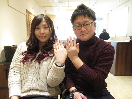 21013101木目金の婚約指輪と結婚指輪₋D003.JPG