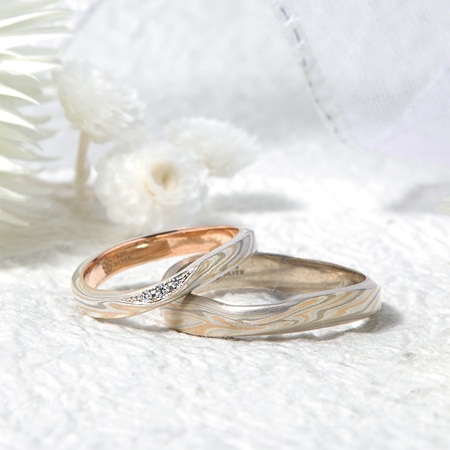 260807木目金の婚約指輪・結婚指輪K002.jpg