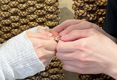 260807木目金の婚約指輪・結婚指輪K005.JPG
