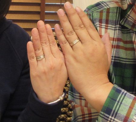 木目金の結婚指輪と婚約指輪＿N003.jpg