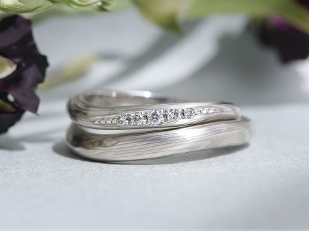 ☆杢目金屋☆ マリッジリング ダイヤ 結婚指輪 定価25万 ☆杢目金屋☆ マリッジリング ダイヤ 結婚指輪 定価25万