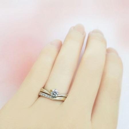 婚約指輪・結婚指輪【桜あわせ】 | 杢目金屋 お客様の声(32,000