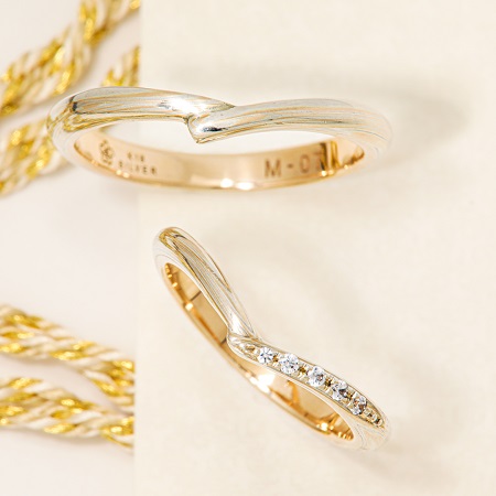 結婚指輪・つながるカタチ | 結婚指輪・オーダーメイド専門店 杢目金屋