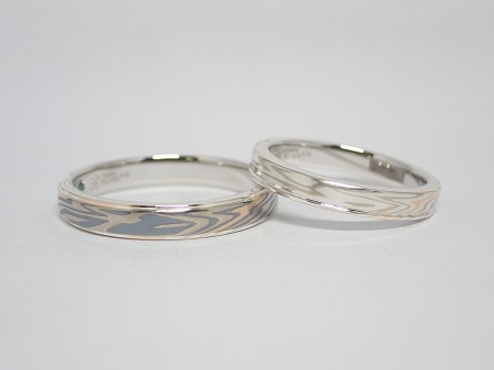 縁頭用のメクラ金具、燻し仕上げ銀