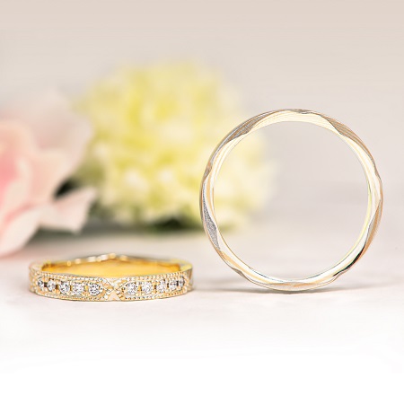 230915木目金の婚約指輪結婚指輪U001.jpg