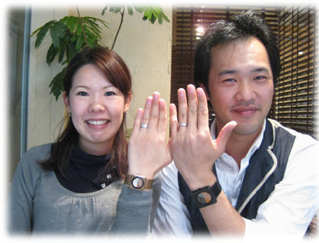 木目金の結婚指輪　横山　紘明様　啓子様.jpg