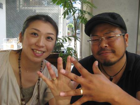 杢目金屋のお客様の結婚指輪001.JPG
