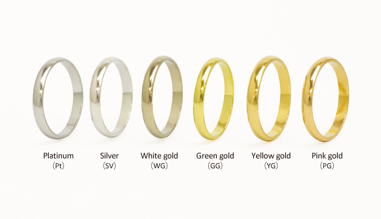 Kinds of metal for wedding rings