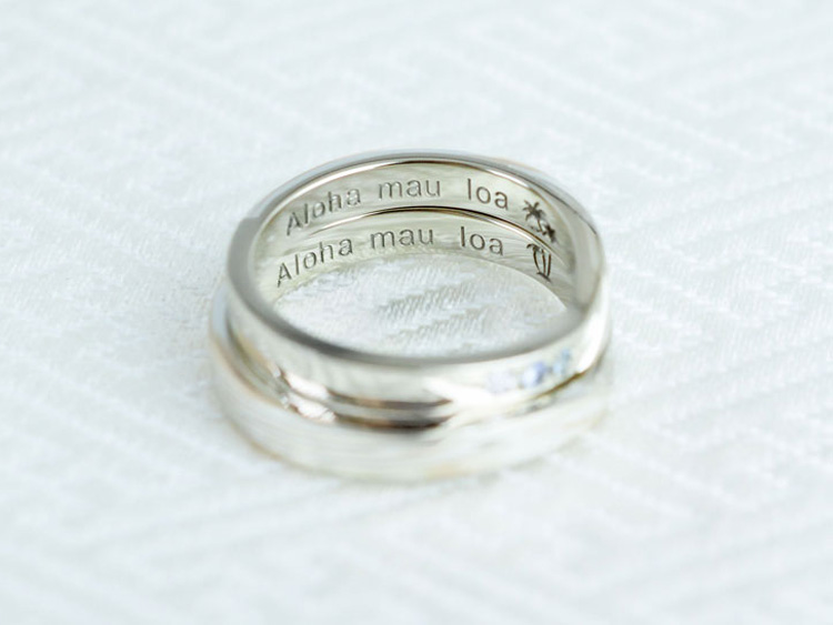 Engravings For Wedding Bands Mokume Gane Unique Japanese Wedding Rings Mokumeganeya