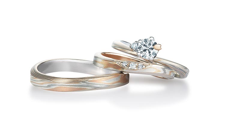 世界にはばたく東京ブランドの結婚指輪 | 結婚指輪・婚約指輪の杢目金屋