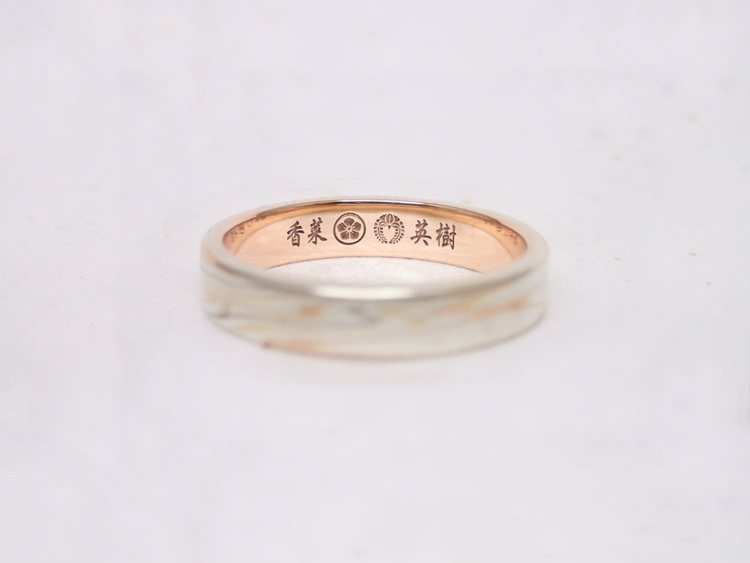 和婚に似合う和風の婚約指輪・結婚指輪