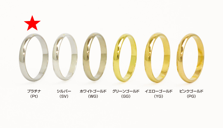 プラチナで作る結婚指輪（マリッジリング） | 結婚指輪・婚約指輪の杢目金屋