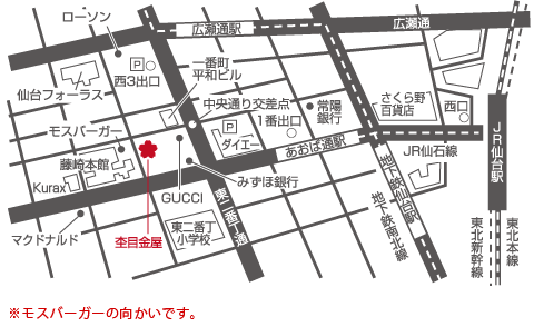 杢目金屋仙台本店