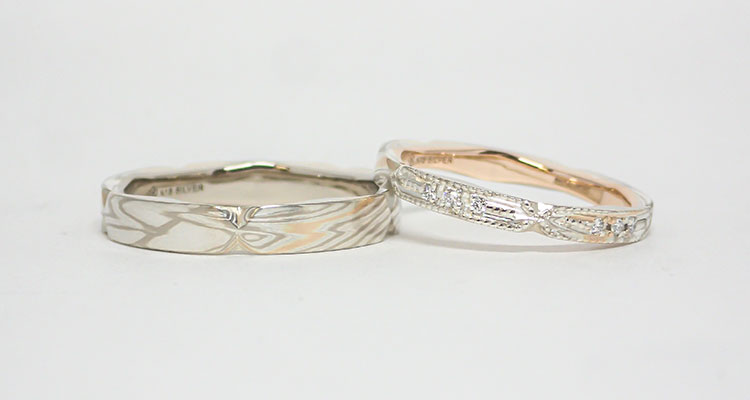 婚約指輪・結婚指輪おすすめ人気デザインランキング　桜あわせの結婚指輪(マリッジリング)
