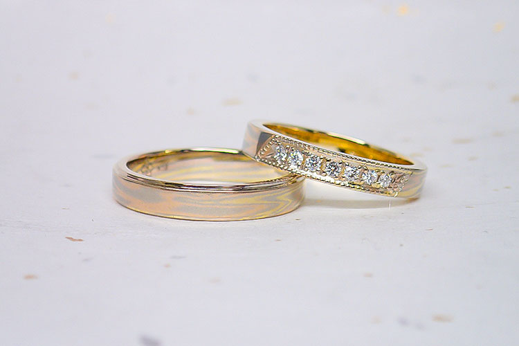 個性的な結婚指輪 | 結婚指輪・婚約指輪の杢目金屋