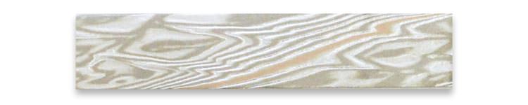 ワイトゴールドで作る婚約指輪(エンゲージリング)　ホワイトゴールド×ピンクゴールドひとすじ×シルバーの木目金の板