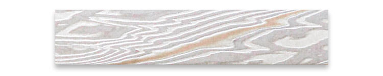 ピンクゴールドで作る婚約指輪(エンゲージリング)　プラチナ×ピンクゴールドひとすじ×シルバーの木目金の板