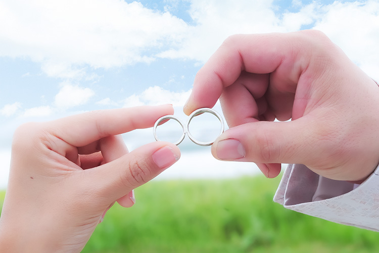 結婚指輪（マリッジリング）の幅の選び方　幅イメージ