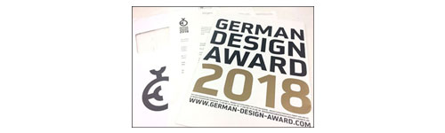 「German Design Award 2018」エクセレント・プロダクト・デザイン部門にノミネート