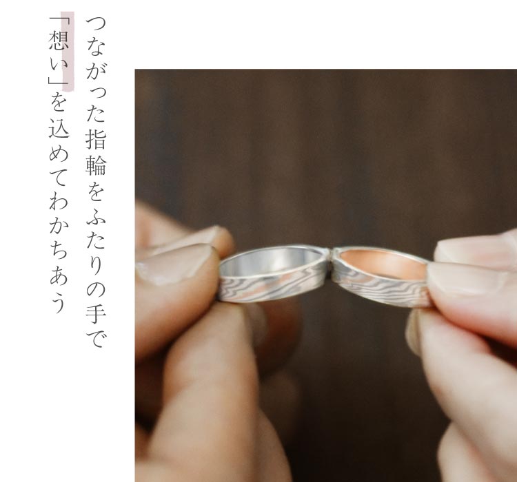 グッドデザイン賞受賞の結婚指輪「つながるカタチ」 | 結婚指輪・婚約