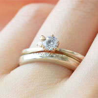婚約指輪・結婚指輪「恋風」のセットリング