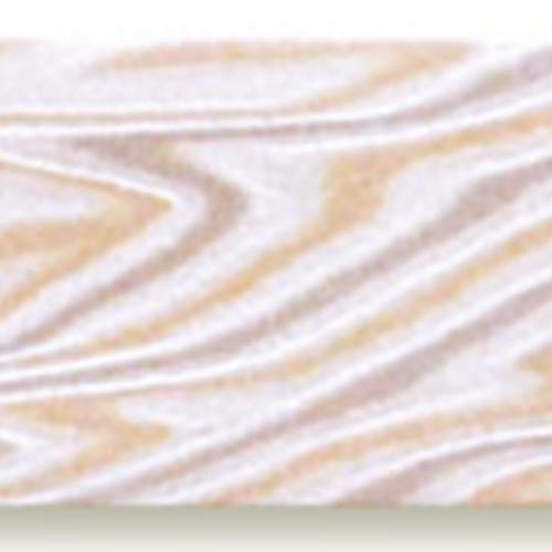 伝統技法の木目金で製作された和風の手作り結婚指輪「月桜」のペアリング　ホワイトゴールドxピンクゴールドxシルバー925の組み合わせ