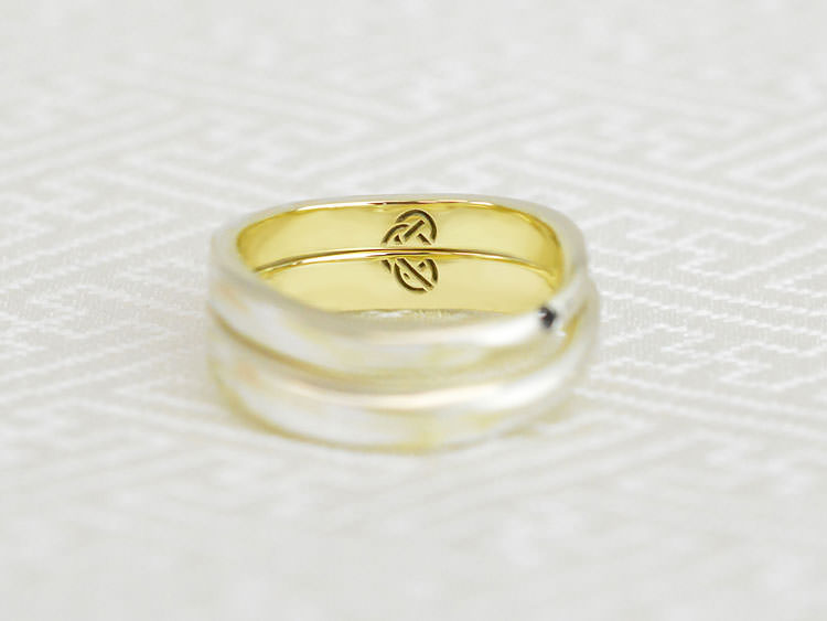 結婚指輪の刻印事例 結婚指輪 婚約指輪の杢目金屋