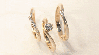 ★杢目金屋★ 逢桜 ダイヤモンド マリッジリング 結婚指輪 ゴールド シルバー 結婚指輪「逢桜」 | 結婚指輪・婚約指輪の杢目金屋