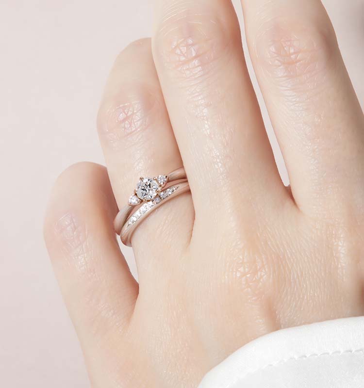 結婚指輪「恋桜」｜和オーダーメイドの杢目金屋