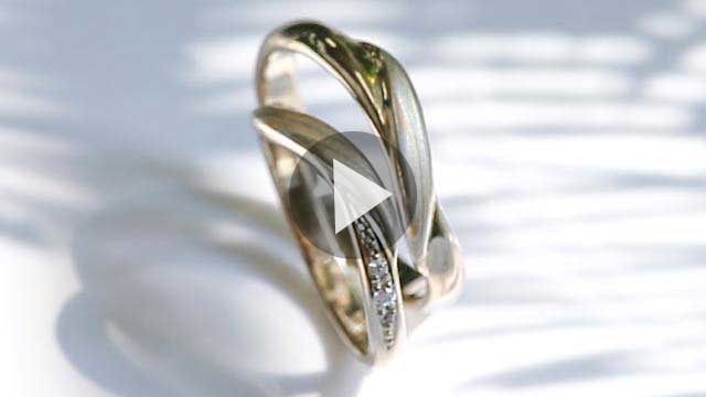 結婚指輪「木目合わせ」｜和オーダーメイドの杢目金屋