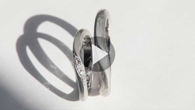 結婚指輪「月桜」｜和オーダーメイドの杢目金屋