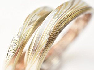 結婚指輪・婚約指輪の杢目金屋