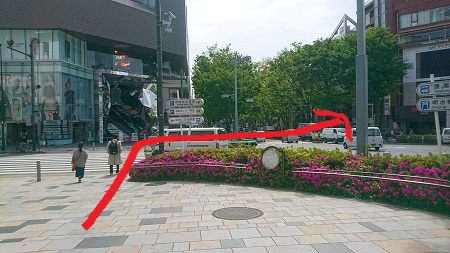 Direction to Omotesando Store