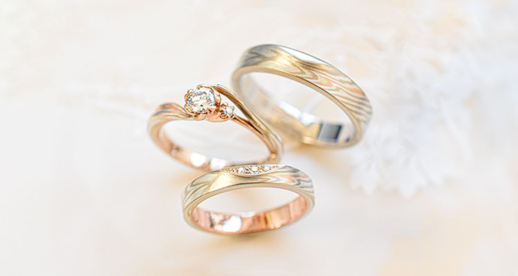 日本求婚鑽戒.日本結婚對戒的重疊配戴（套裝戒指）